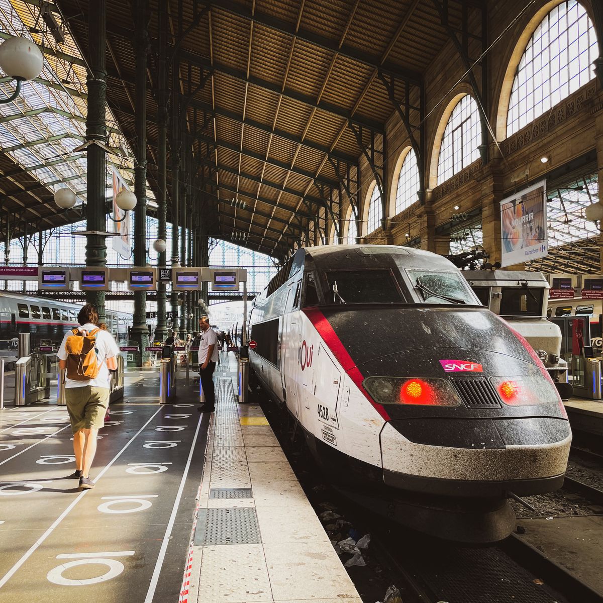 Taxi vers les gares de Paris